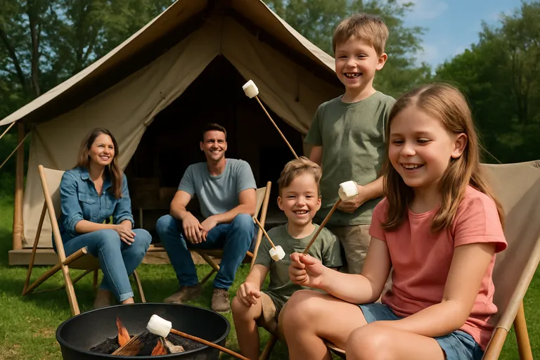 Glamping met kinderen