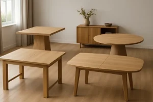 Verschillende vormen eettafels en hun voordelen
